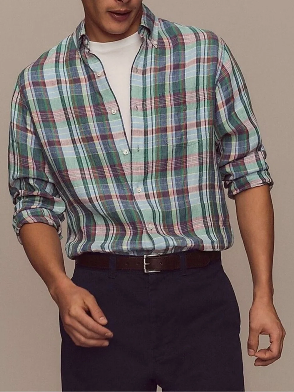 J. CREW Men's 100% Premium Irish Linen